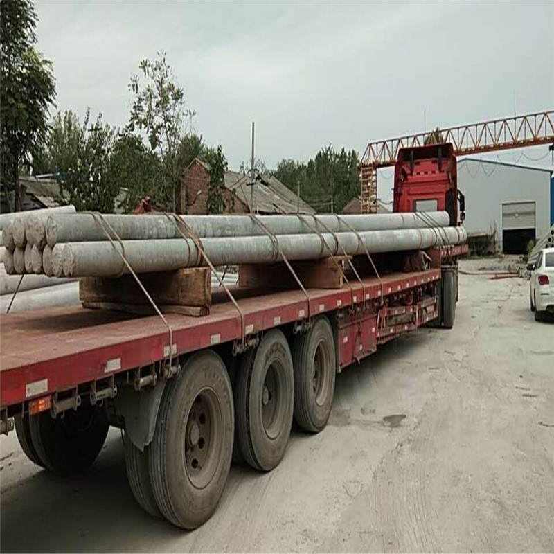 宁波北仑区15米190预应力水泥电线杆装车